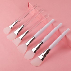 Professional Silicone Mask Brush DIY Home Salon Silicone Facial Mud Mixing Brush for Skin Care Reusable Cosmetic Tool