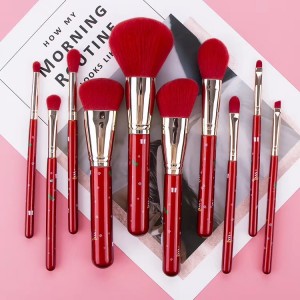 Manufactur standard Cosmetic Beauty Brush - OEM makeup brushes set for Christmas  – MyColor