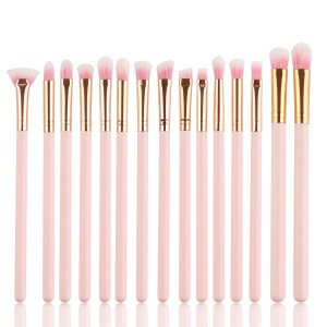 15 Pieces Eye makeup essential brushes