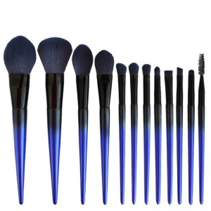 Private logo 12pcs Synthetic Cosmetic Brush set