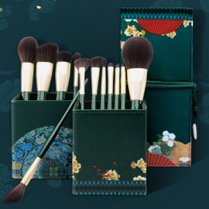 Online Exporter Oem Makeup Brush Kit - Retro Style Goat Hair Beauty Brush Set – MyColor