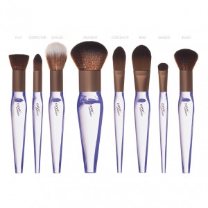 New Arrival China Hihg Quality Makeup Brush -  New 8pcs Synthetic Portable Travel Makeup Set High Quality Dreamlike Crystle Acrylic Makeup Brush set Customized Manufacture – MyColor