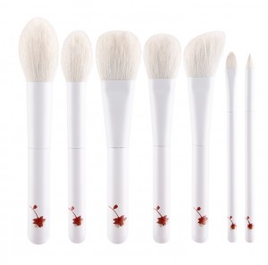 OEM white makeup brushes set