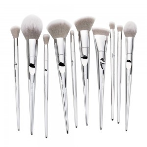 China Manufacturer for Synthetic Hair Crease Brush - Private label metallic makeup brushes set – MyColor