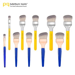 New Arrival Hot Sale High Quality Bdellium Tools Double Dome Blenders Brush Powder Foundation Concealer Eyeshadow Cosmetic Makeup Brush Set