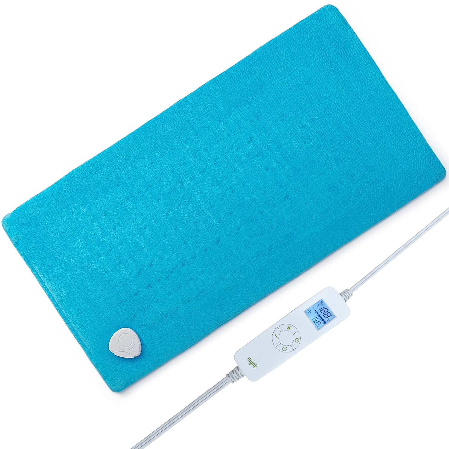 MYNT Heating Pad with Removable Hand Controller and Washable Soft M...