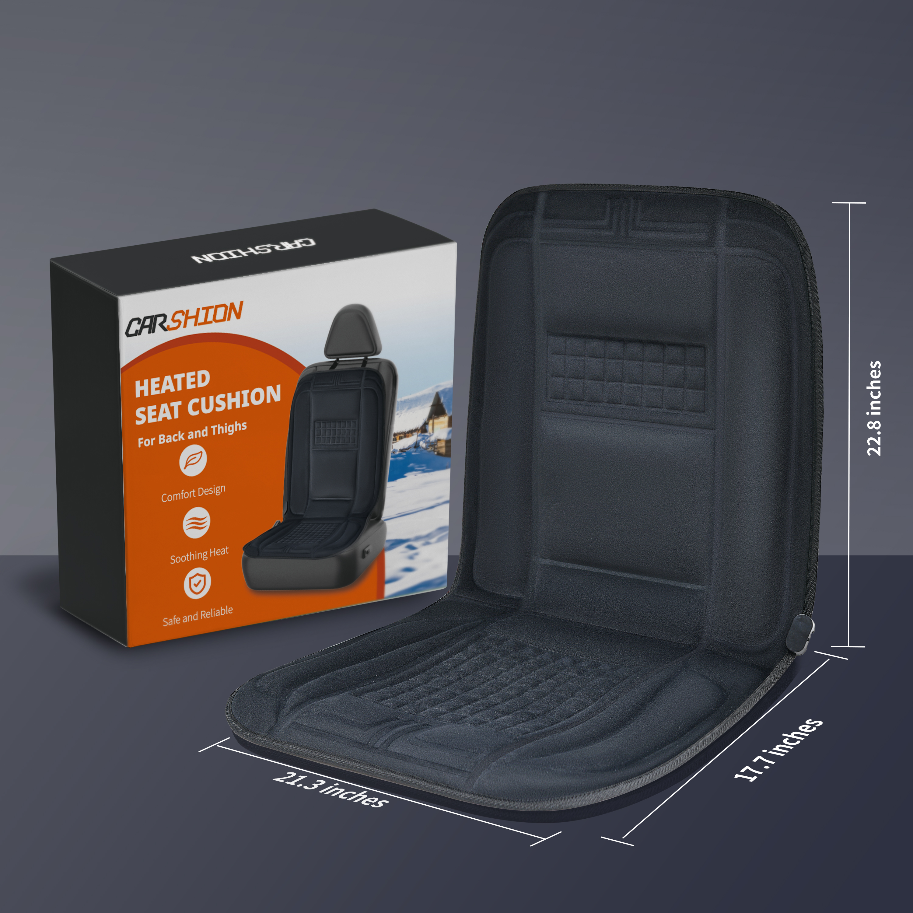 Heated Seat Cover with Fast Heating for Back in Winter