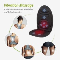Mynt Vibrating Seat Massager with Dual Heating Area