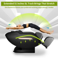 Mynta Full Body Zero Gravity Thai Stretch Massage Chair(Black)
