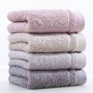 Factory wholesale China Pure Color Natural Organic Cotton Hand Towels
