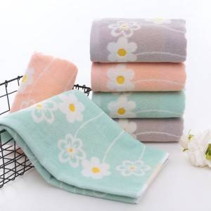Home Textile Factory Wholesale High Quality Cheap 100% Cotton Jacquard Terry Face Towel