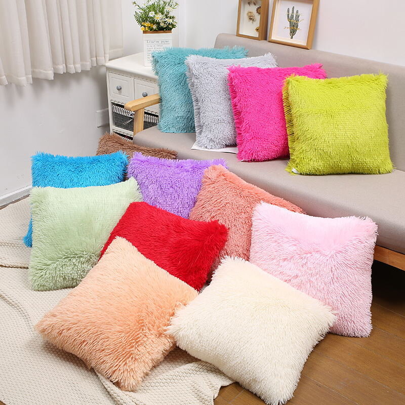 China Wholesale Euro Pillow Insert Factory - Manufacturers Wholesale Home Decor Plush Double-sided Tie-dye Cheap Throw Pillow Case Cushion Cover – Natural Wind