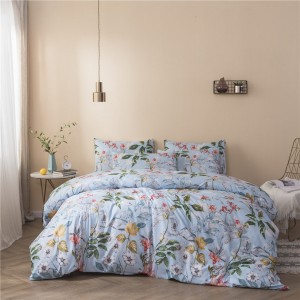 Wholesale Cheap Polyester Fabric Printing Duvet Cover Bedding Set for Hotel Family