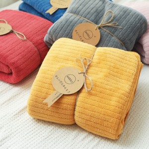 Wholesale Increase the thickening coral fleece quick-drying cheap bath towels