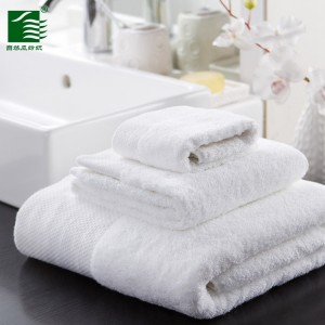 Wholesale Custom White 100% Cotton 5 Star Luxury Hotel Bath Towel Sets /Hand Towels/Face Towel