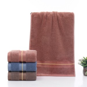 Wholesale Pure Cotton Towel Adult Face Wash Household Absorbent 100% Cotton Face Towel Custom LOGO