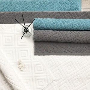 Hotel beauty club SPA floor towel 32 line jacquard thickened absorbent anti slip bath mat