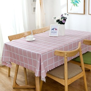 New design colorful waterproof oilproof pvc tablecloths lace table cloth