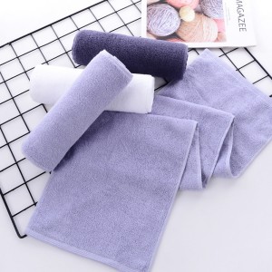 Wholesale Strong Water Absorption 100% Cotton Sport Fitness Towel Custom Logo Gym Towel