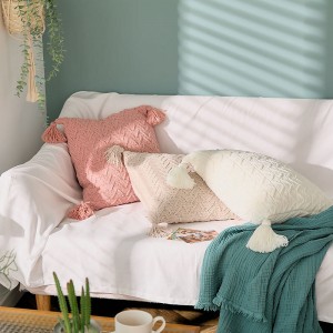 Wholesale Modern Decorative Knitted Throw Pillow Case