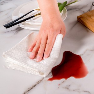 Household Cleaning Wiping Rags Dish Washing Rag Bamboo Dish Cloth