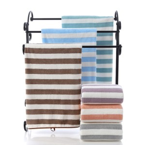 Wholesale Cheap microfiber Coral Fleece Bath Towel Gift Soft Absorbent Face Towel Set