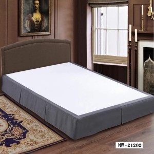 Wholesale Polyester Bed Skirt Fitted Bedding Bedspread Solid Mattress Cover Hotel