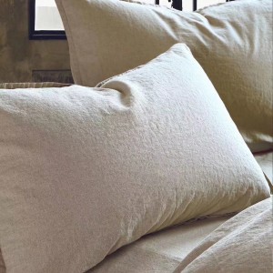 Washed 100% Natural Pure Linen Flax Fiber Linen Bedding/ Bed Sheet