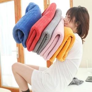 Wholesale Increase the thickening coral fleece quick-drying cheap bath towels