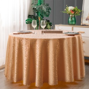 100% polyester 120 round white tablecloths for wedding