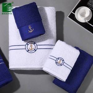 100% cotton, durable and customizable embroidery face towel