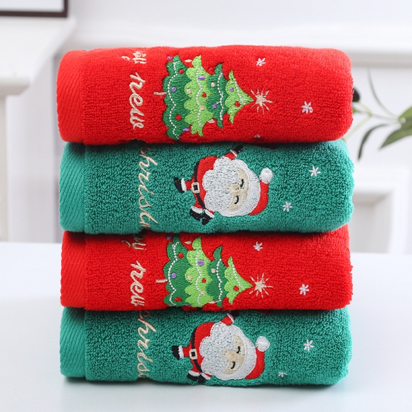 China Wholesale Soft Bath Towels Suppliers - Christmas Gift 100% Cotton Hand Towel With Embroidery Logo Towel Set In Gift Box – Natural Wind