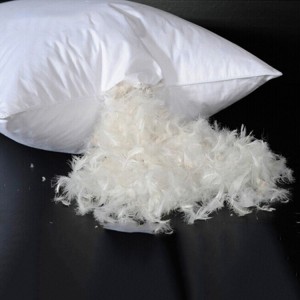 Wholesale China Hotel Collection Bed Pillows for Sleeping Easy Clean Polyester/Cotton Goose Down Feather Pillow