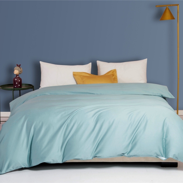 China Wholesale Black Duvet Cover Factory - Wholesale Custom Fabrics Pure Color Bed Sheet Bedding Set – Natural Wind