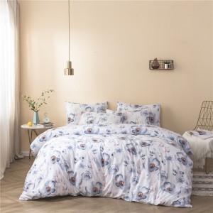 Wholesale Cheap Polyester Fabric Printing Duvet Cover Bedding Set for Hotel Family