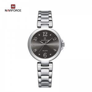 NAVIFORCE NF5031 Mode Dames Luxe Horloges Roestvrij stalen armband Waterdicht Vrouwelijk Eenvoudig quartz polshorloge