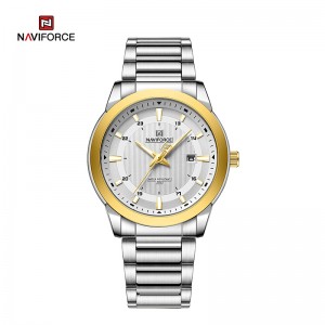 NAVIFORCE NF8029 ໃຫມ່ Luxury Men Watches Business Luminous Date Clock Stainless Steel Waterproof Male Quartz Wristwatches