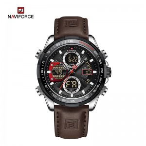 Добар квалитет Raksa Duke T867L Врвен луксузен бизнис автоматски механички часовник Моден кожен часовник Светлосен водоотпорен шуплив часовник
