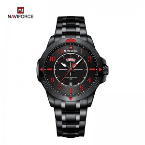 NAVIFORCE NF9204S Bag-ong Fashion Stainless Steel Strap Waterproof Quartz Sport Relo Mga Relo sa Lalaki 2023