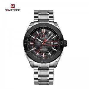 NAVIFORCE NF9210 Топ марка луксозни спортни военни кварцови часовници Водоустойчив мъжки часовник със стоманена каишка