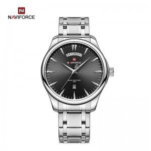 NAVIFORCE NF9213 Analog Watch For Men Fashion Casual Sport Wrist Waterproof Stainless Steel Band