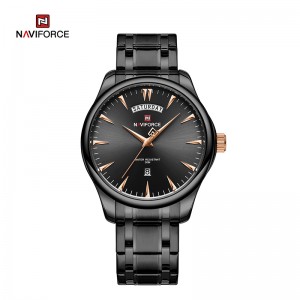 NAVIFORCE NF9213 Analog Watch For Men Fashion Casual Sport Wrist Waterproof Stainless Steel Band