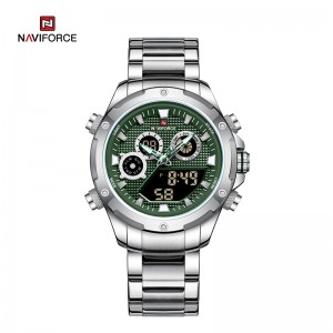 NAVIFORCE NF9217 Vrhunski luksuzni brend, sportski vojni kvarcni ručni sat od nehrđajućeg čelika, muški sat