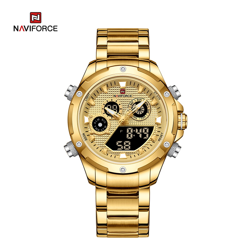 OEM NAVIFORCE NF9217 Top Luxury Brand Sports Military Quartz Stainless  Steel Wristwatch Male Clock fabryk en fabrikanten