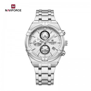 NAVIFORCE NF8042 Мултифункционален хронографски часовник Моден водоотпорен луксузен подарок Светлосен машки часовник