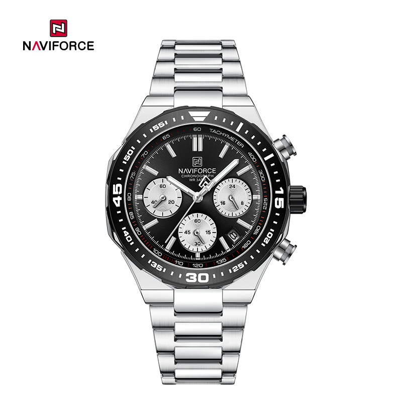 Чоловічі модні годинники NAVIFORCE NF8049 із багатофункціональним циферблатом, яскраві, водонепроникні, високоякісні кварцові годинники
