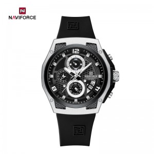 NAVIFORCE NF8051T Trendy Fashion Men's Watch Multifunction Quartz Chronograph Luminous Waterproof Cool Sports Watch