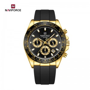 Naviforce NF8054 Elegant Racing Charismatic Metallic Luminous Hands Timepiece för stil och hållbarhet