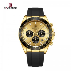 Naviforce NF8054 Sleek Racing Charismatic Metallic Luminous Handpiece Timepiece maka ụdị na ịdịte aka