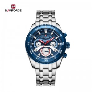 Naviforce NF9222 Charm and Stylish Waterproof Multifunctional Quartz Watch for Men